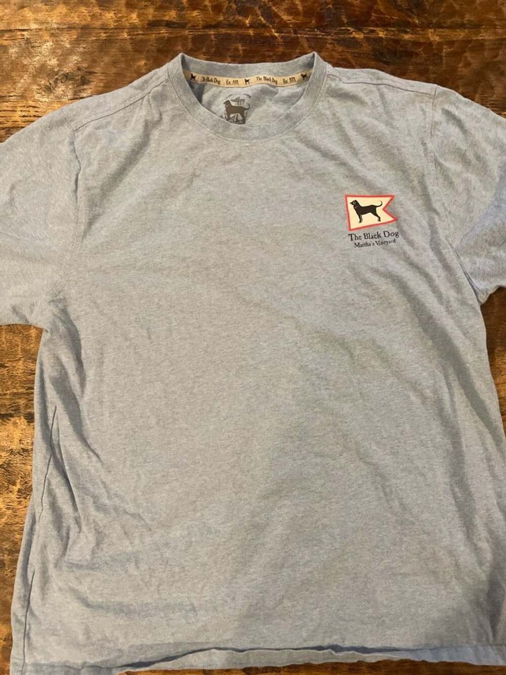 The Black Dog Martha's Vineyard Graphic T-Shirt Gray